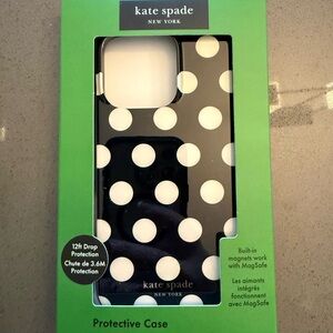 Kate Spade Black and White Polka Dot Case for Smartphones.  TARGET DROP